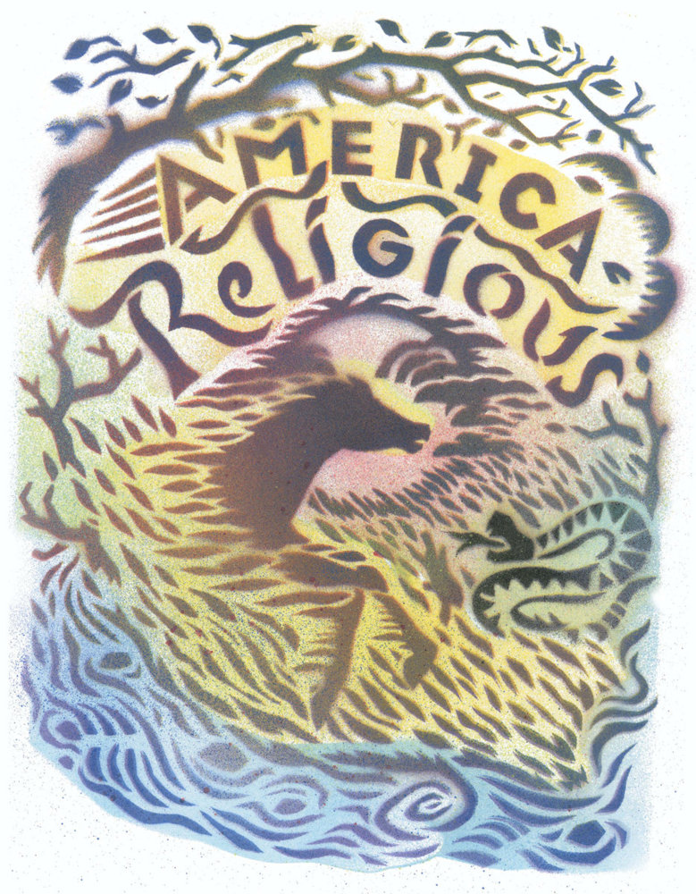 Album cover art for "America Religious" by Caroline Rose