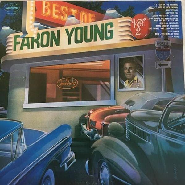 Album cover art for "Leavin’ And Sayin’ Goodbye" by Faron Young