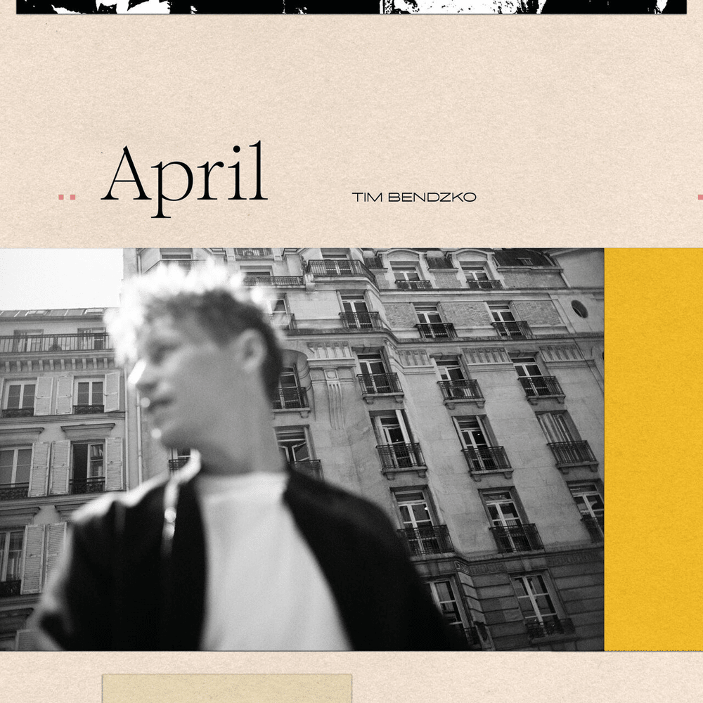 Album cover art for "April" by Tim Bendzko