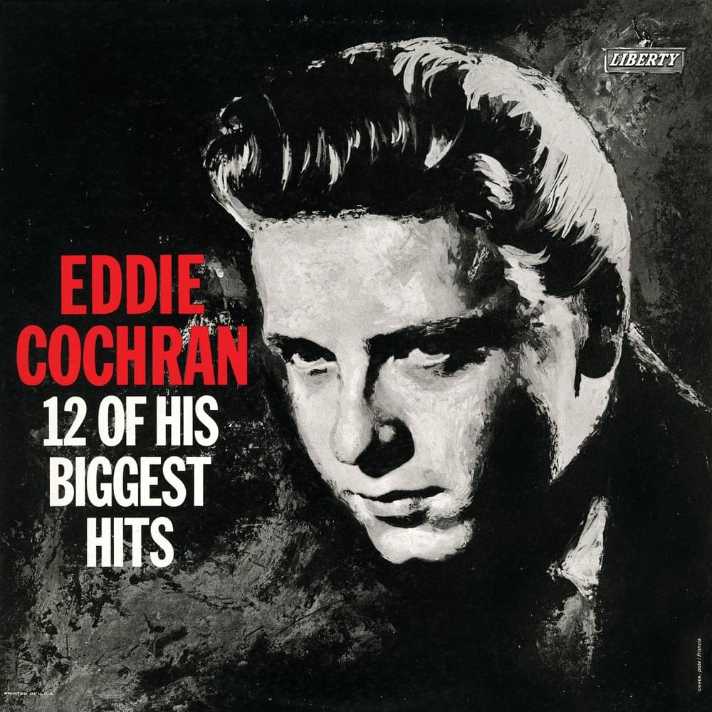 Album cover art for "Drive-in Show" by Eddie Cochran