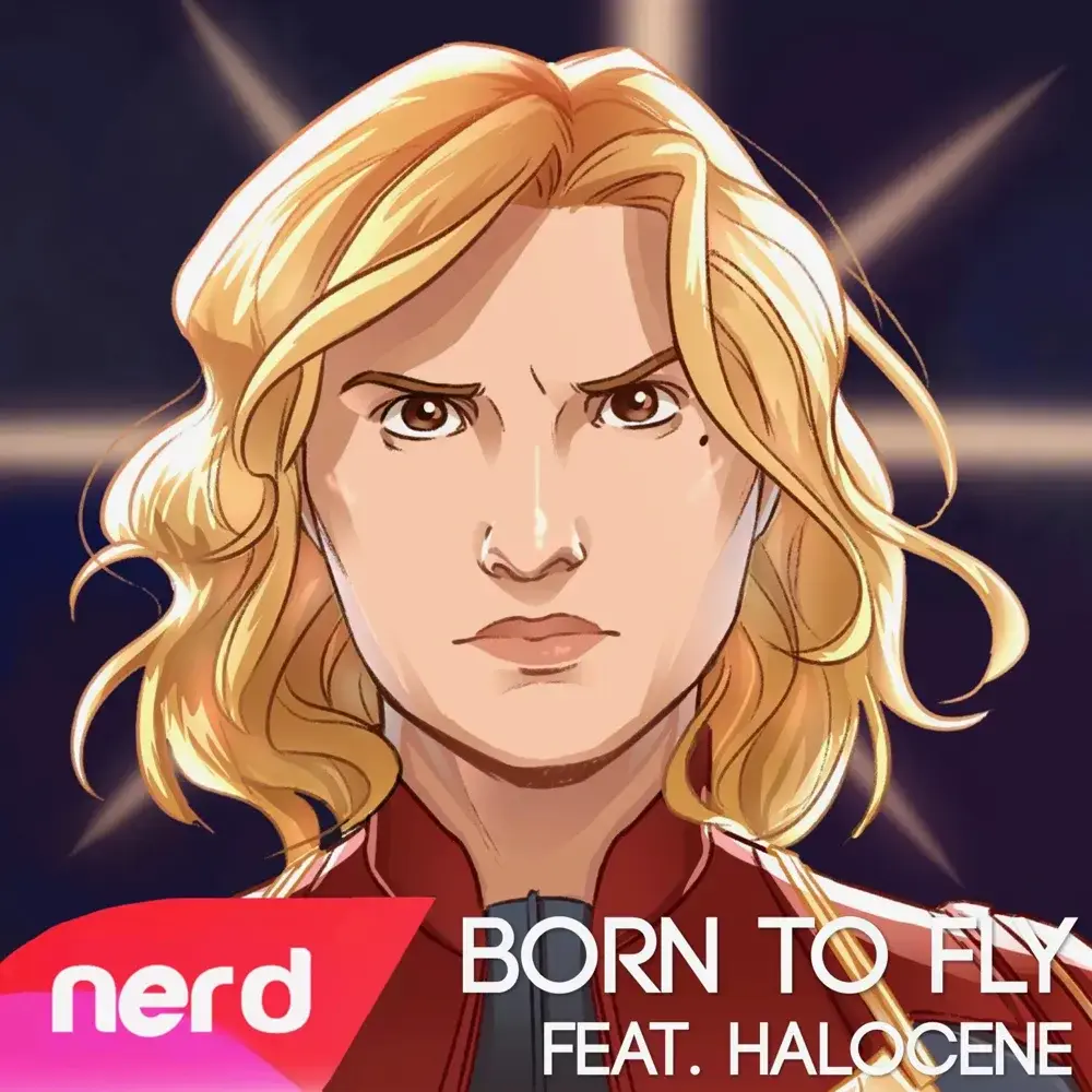 Album cover art for "Born to Fly" by NerdOut & Halocene