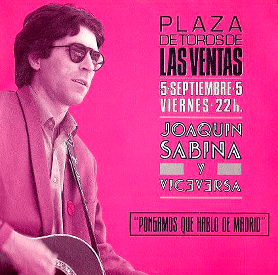 Album cover art for "Pongamos Que Hablo de Madrid" by Joaquín Sabina