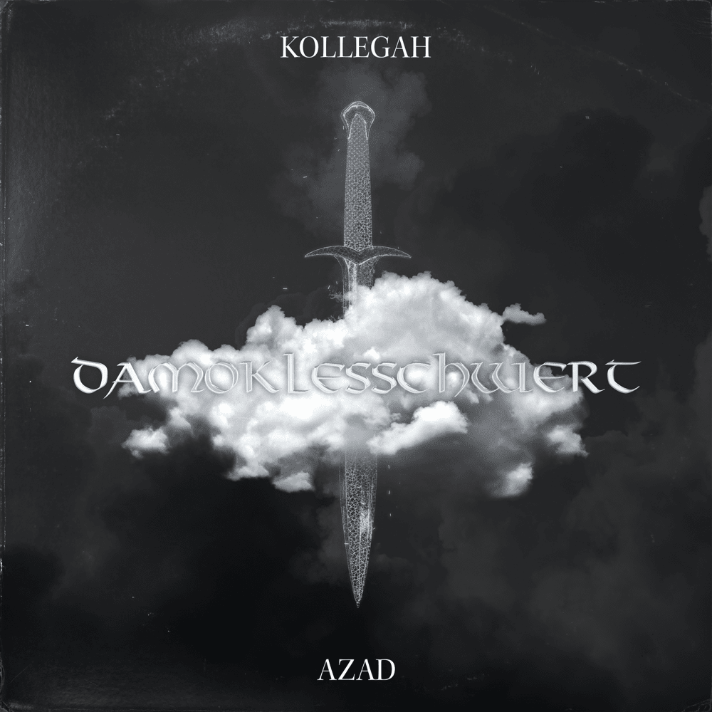 Album cover art for "DAMOKLESSCHWERT" by Kollegah & Azad