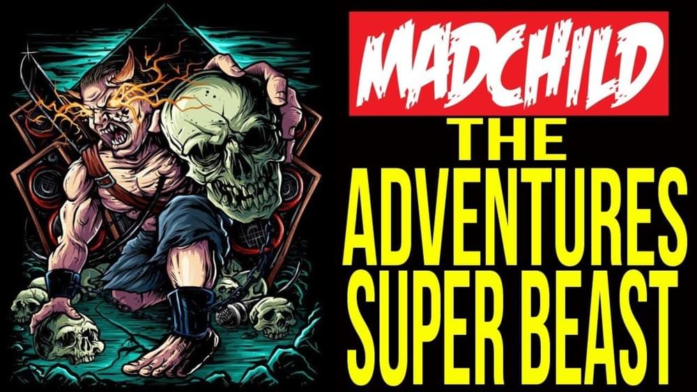 Album cover art for "The Adventures of Super Beast" by MadChild