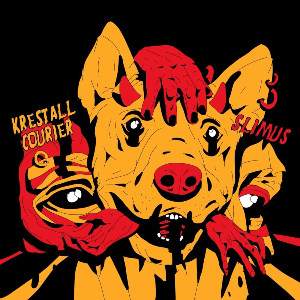 Album cover art for "Человечным (Humane)" by KRESTALL / Courier & SLIMUS