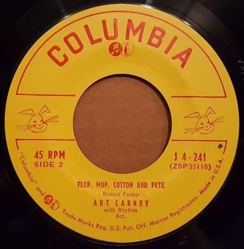 Album cover art for "Flop, Mop, Cotton and Pete" by Art Carney
