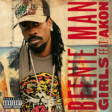Album cover art for "Girls" by Beenie Man & Akon