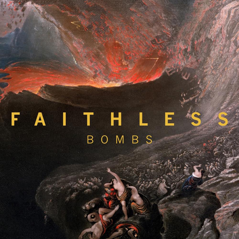 Album cover art for "Bombs" by Faithless & Harry Collier