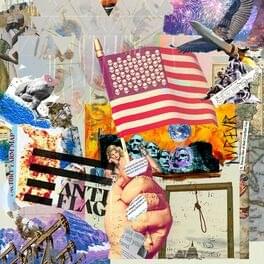 Album cover art for "NVREVR" by Anti-Flag & Stacey Dee