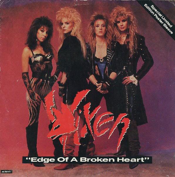 Album cover art for "Edge of a Broken Heart" by Vixen (Rock)