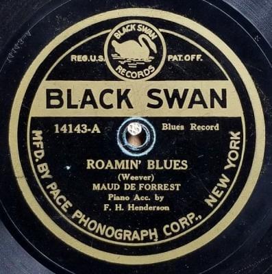Album cover art for "Roamin’ Blues" by Maude De Forrest