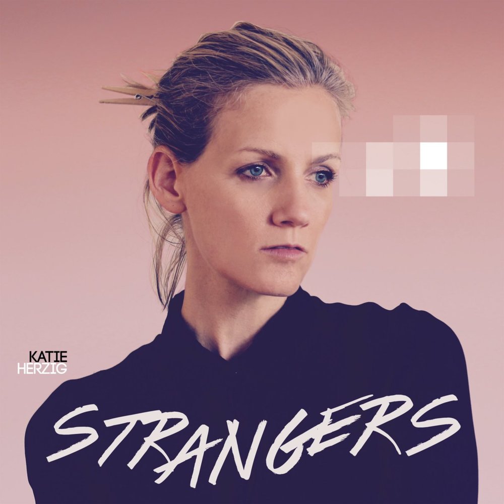 Album cover art for "Strangers" by Katie Herzig & Butterfly Boucher
