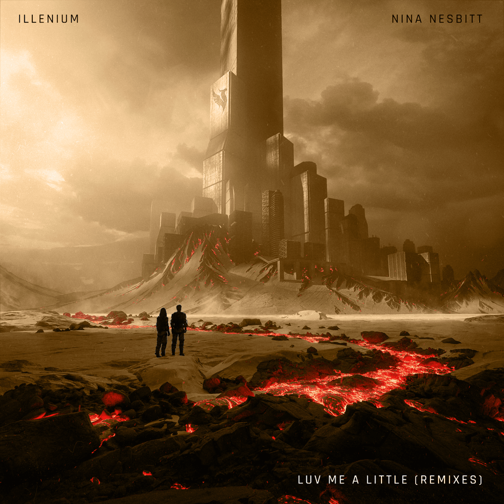 Album cover art for "Luv Me A Little (BONNIE X CLYDE Remix)" by ILLENIUM & Nina Nesbitt