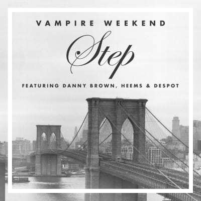 Album cover art for "Step (Remix)" by Vampire Weekend & Heems & Despot & Danny Brown
