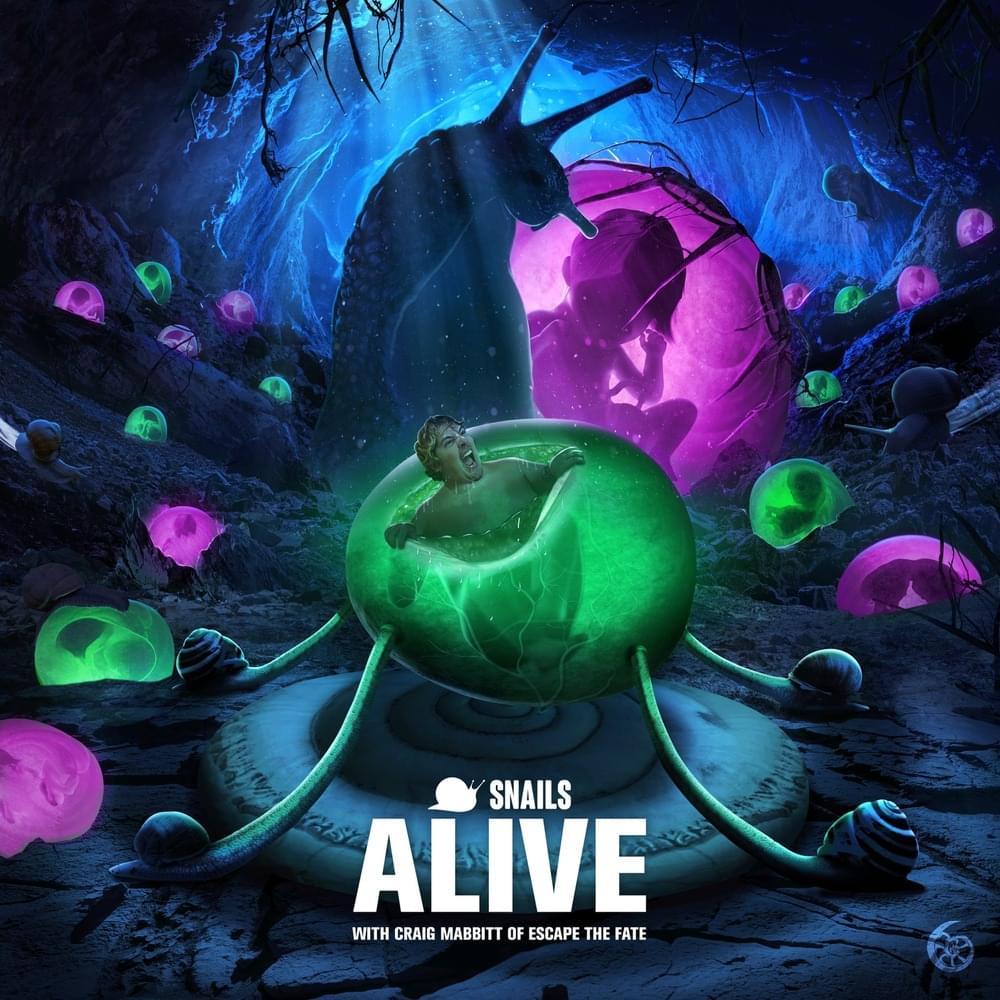 Album cover art for "Alive" by Snails & Craig Mabbitt