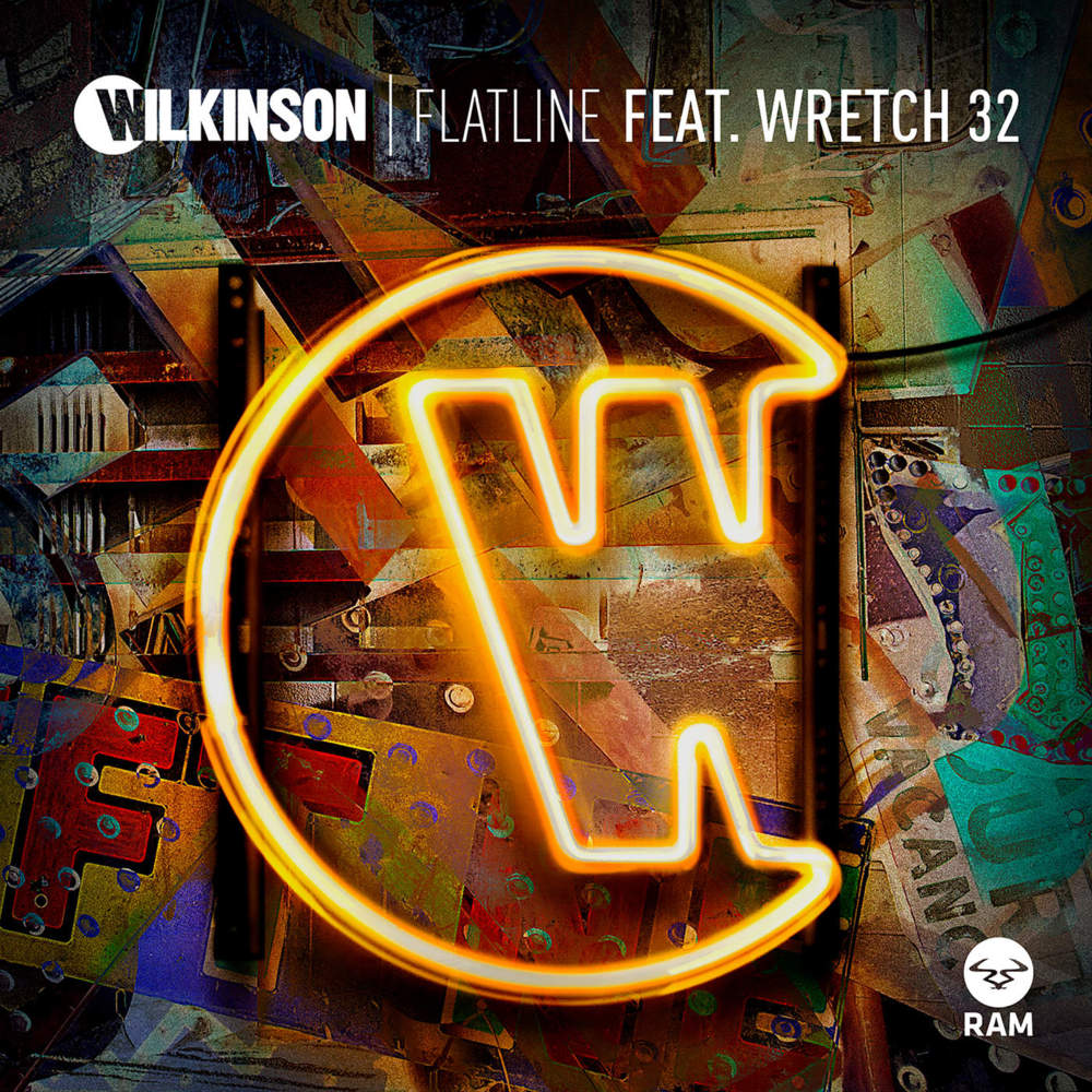 Album cover art for "Flatline" by Wilkinson & Wretch 32