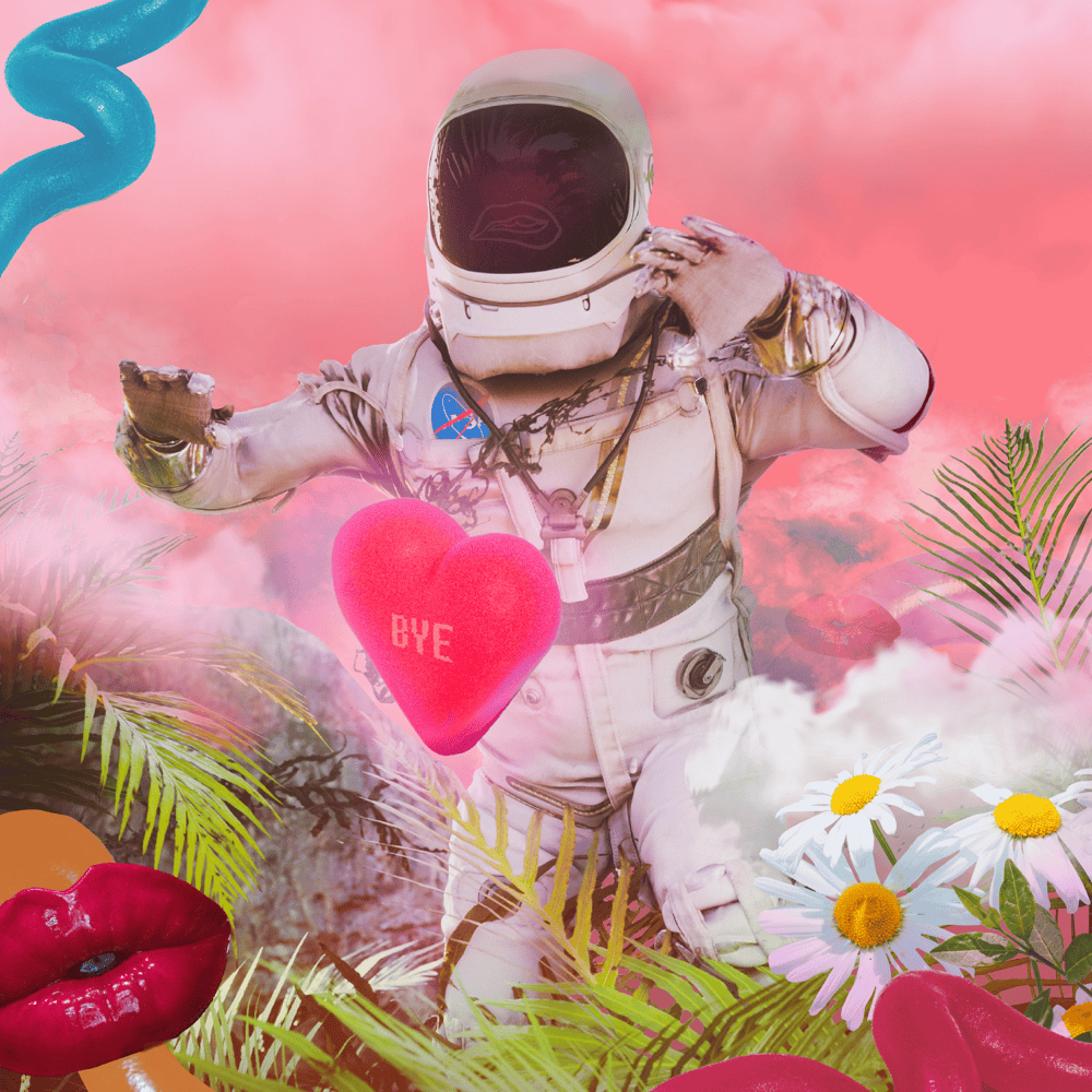 Album cover art for "BYE" by RAVI & Whee In