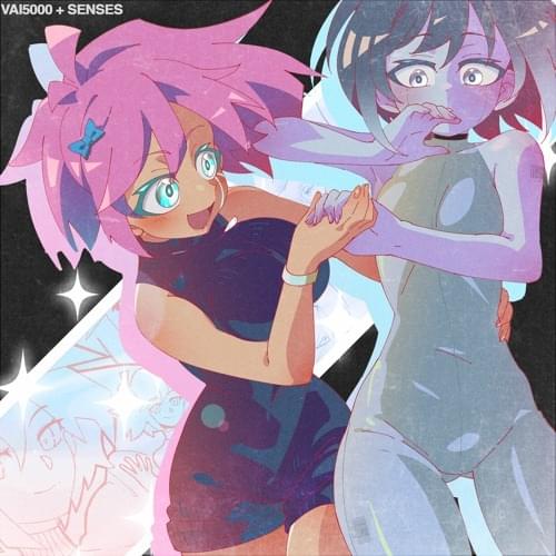 Album cover art for "2u" by vai5000 & senses