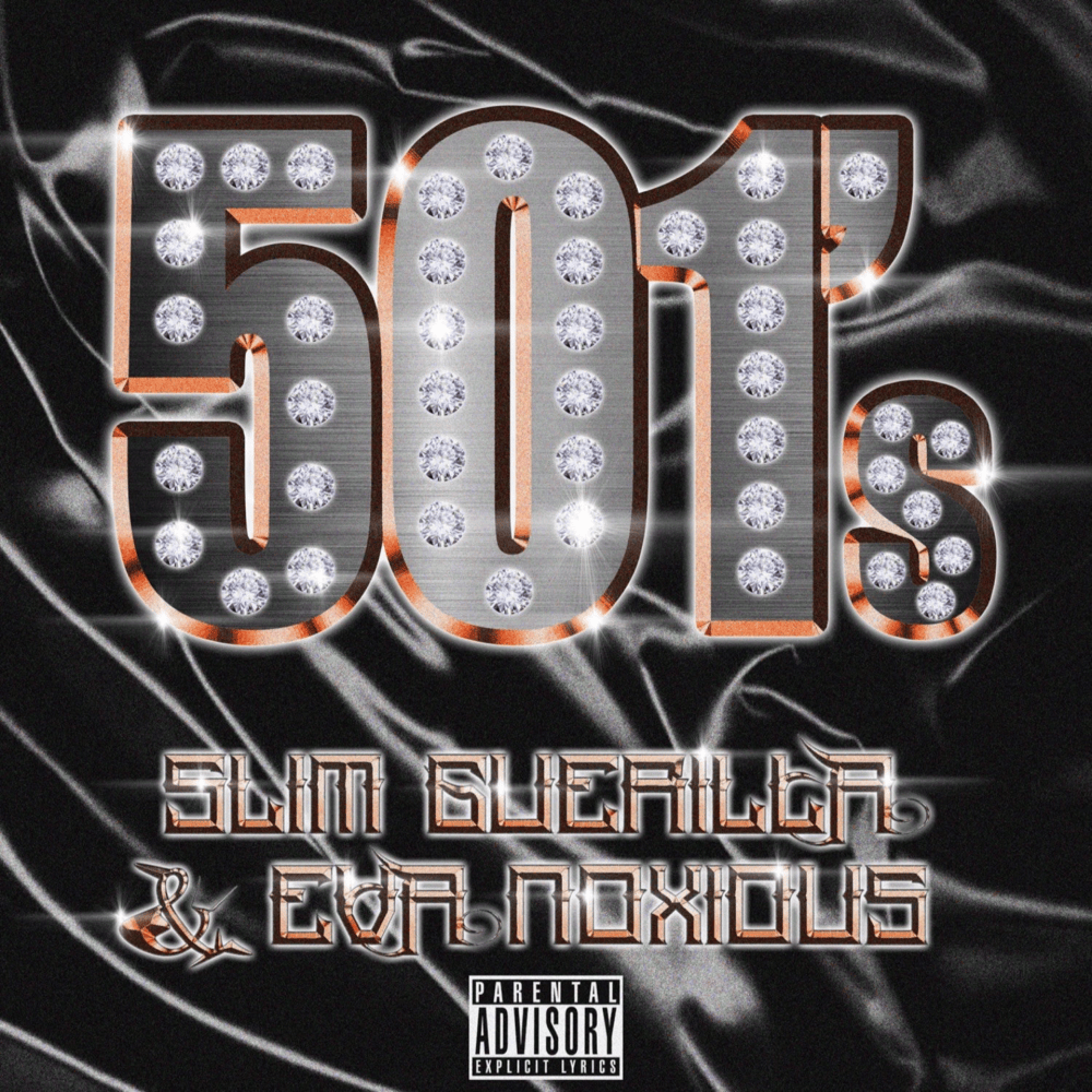 Album cover art for "501's" by Slim Guerilla
