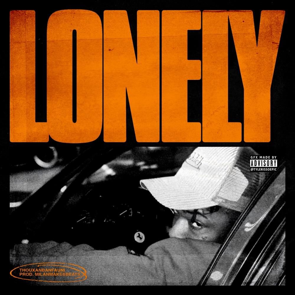 Album cover art for "Lonely" by Levi Carter