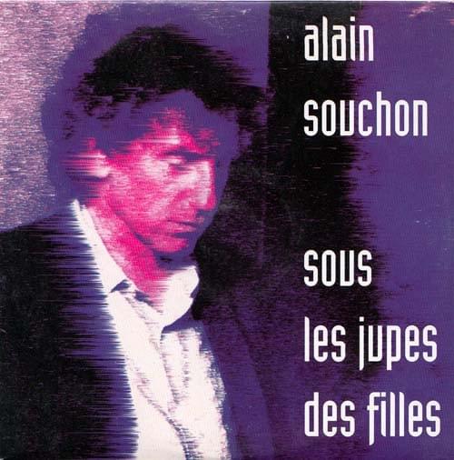 Album cover art for "Sous les jupes des filles" by Alain Souchon