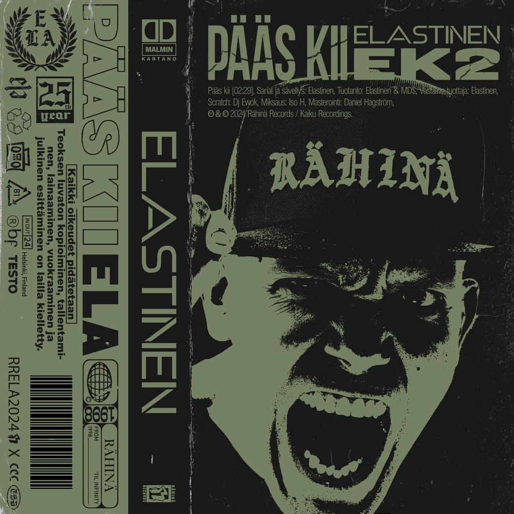 Album cover art for "Pääs Kii" by Elastinen