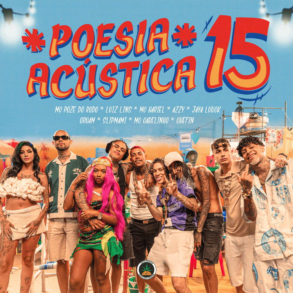 Album cover art for "Poesia Acústica 15" by MC Poze do Rodo