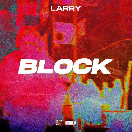 Album cover art for "Block" by Larry