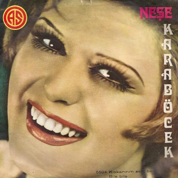 Album cover art for "Kıskanırım Seni Ben" by Neşe Karaböcek