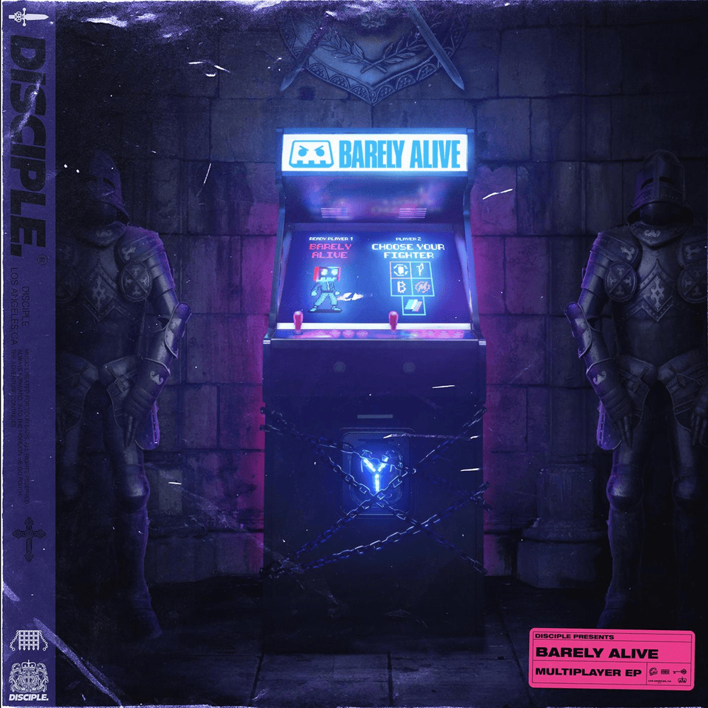 Album cover art for "Arsonist" by BARELY ALIVE & Virus Syndicate
