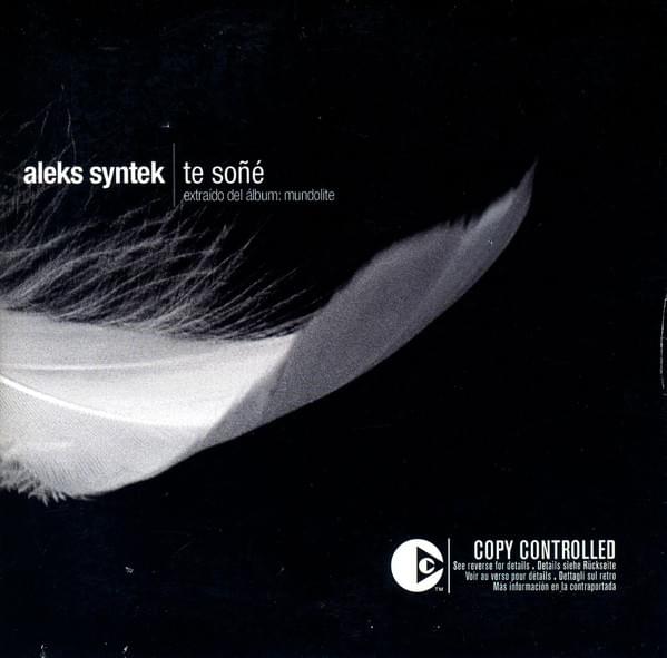 Album cover art for "Te Soñé" by Aleks Syntek