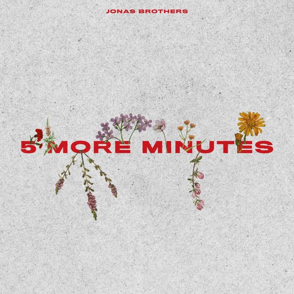 Album cover art for "Five More Minutes" by Jonas Brothers