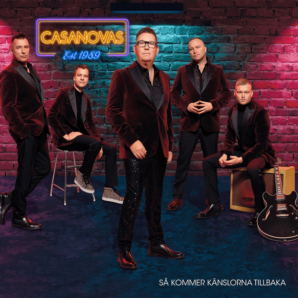 Album cover art for "Så kommer känslorna tillbaka" by Casanovas