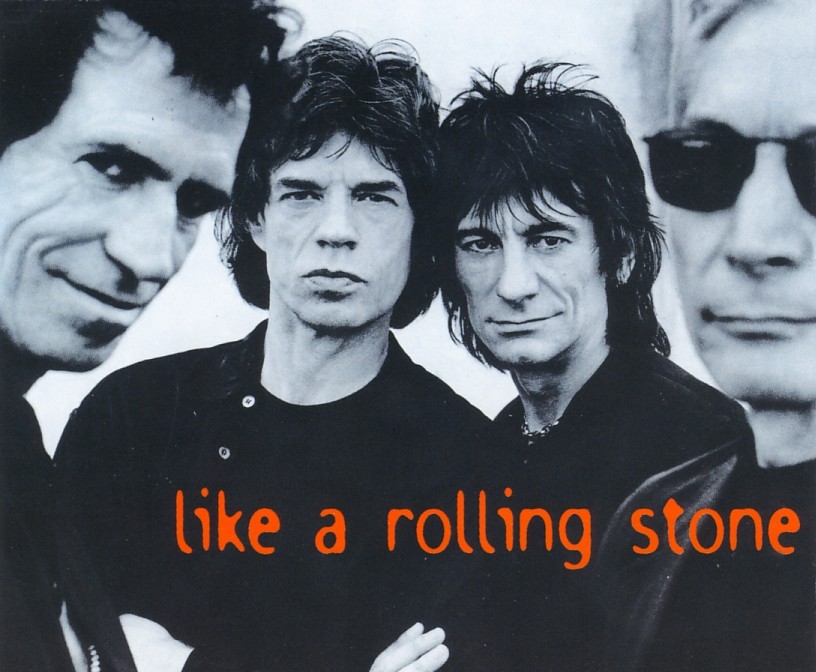 Album cover art for "Like a Rolling Stone" by The Rolling Stones