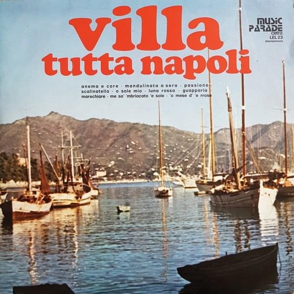 Album cover art for "Mandolinate a sera" by Claudio Villa