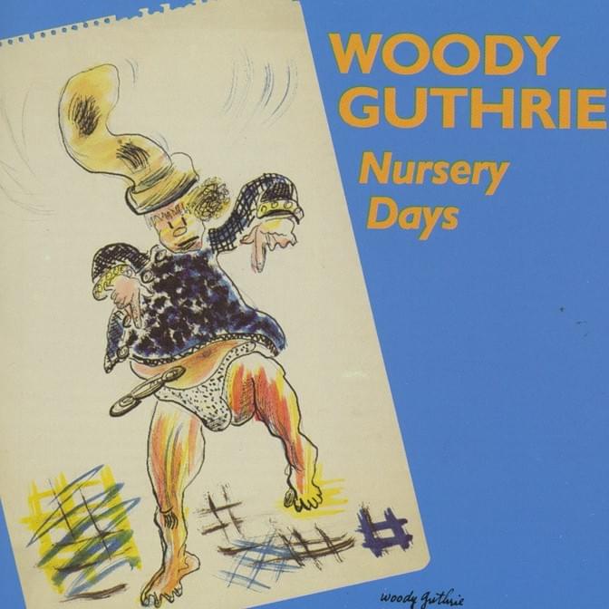 Album cover art for "Dance Around" by Woody Guthrie
