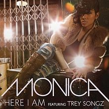 Album cover art for "Here I Am" by Monica