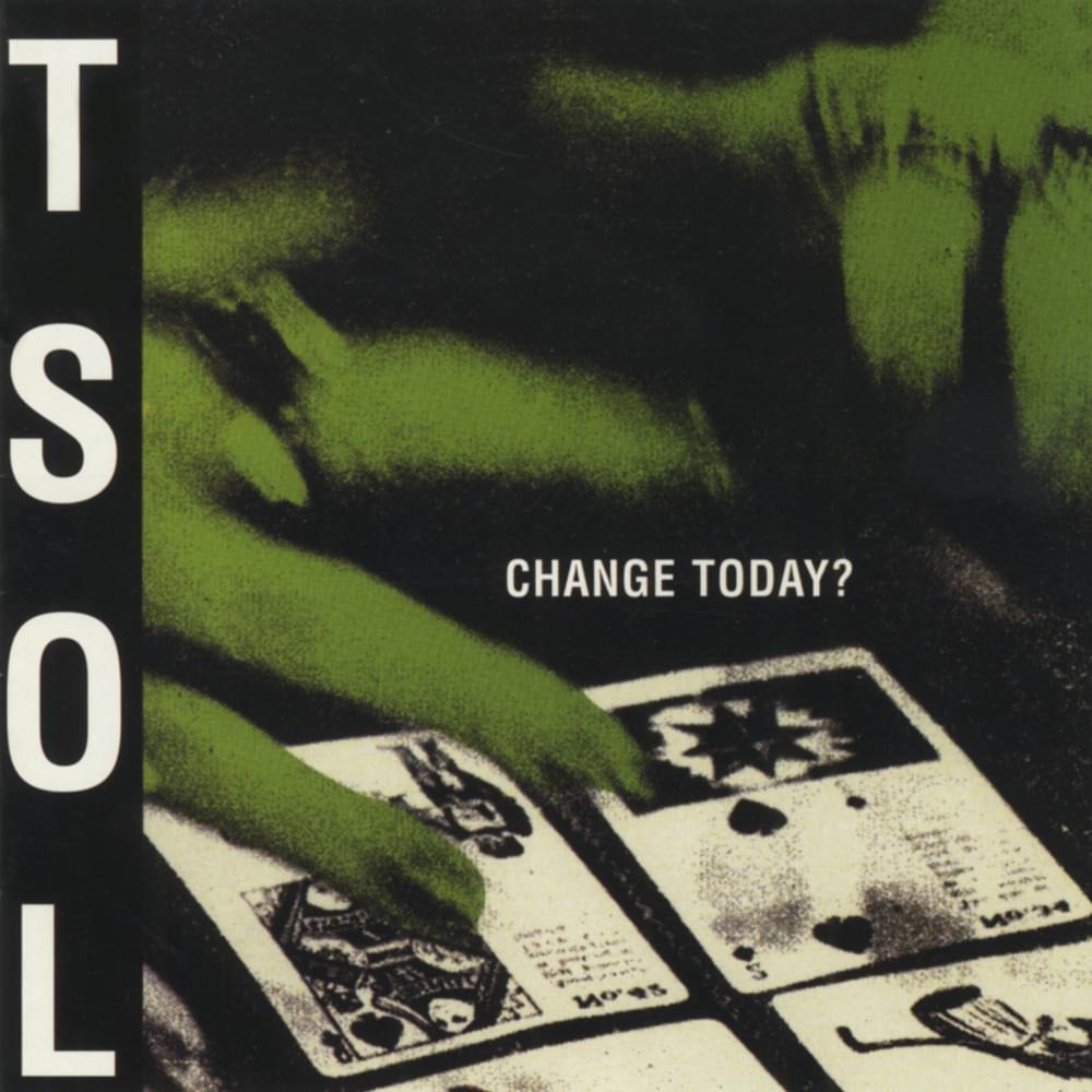 Album cover art for "Red Shadows" by T.S.O.L