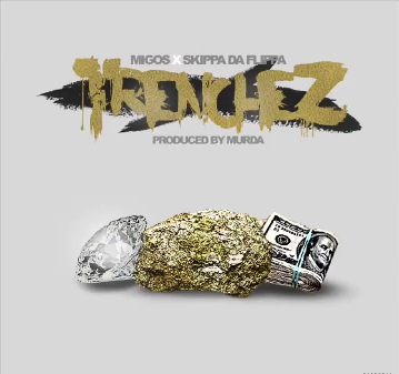 Album cover art for "Trenchez" by Hoodrich Keem & Skippa Da Flippa