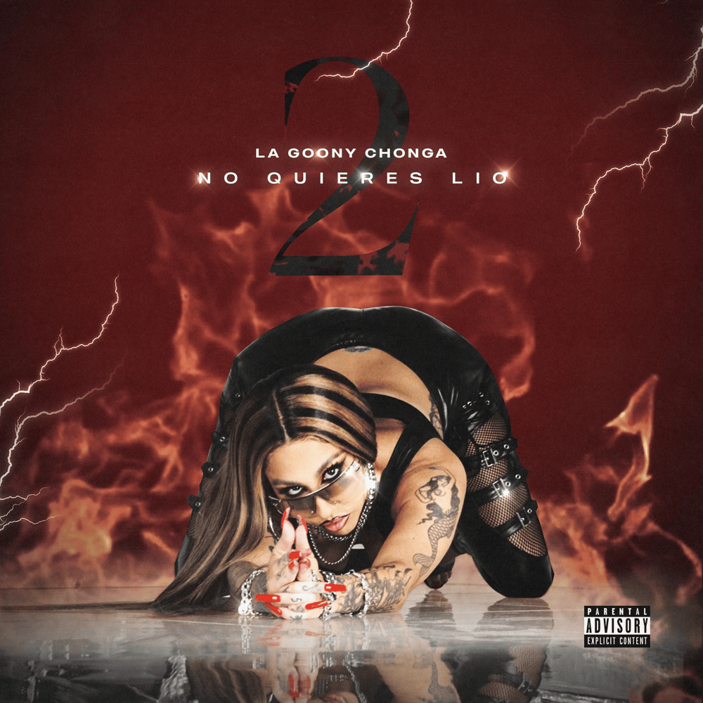 Album cover art for "No Quieres Lío 2" by La Goony Chonga