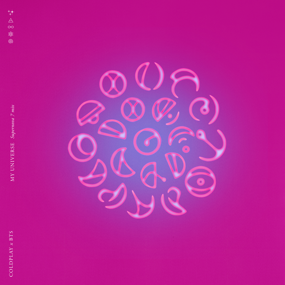 Album cover art for "My Universe (Supernova 7 Mix)" by Coldplay