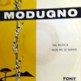 Album cover art for "Nun me dì niente" by Domenico Modugno
