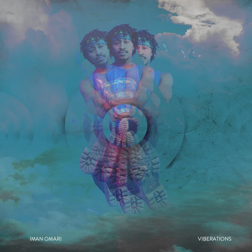 Album cover art for "(VIBE)rations Intro" by Iman Omari