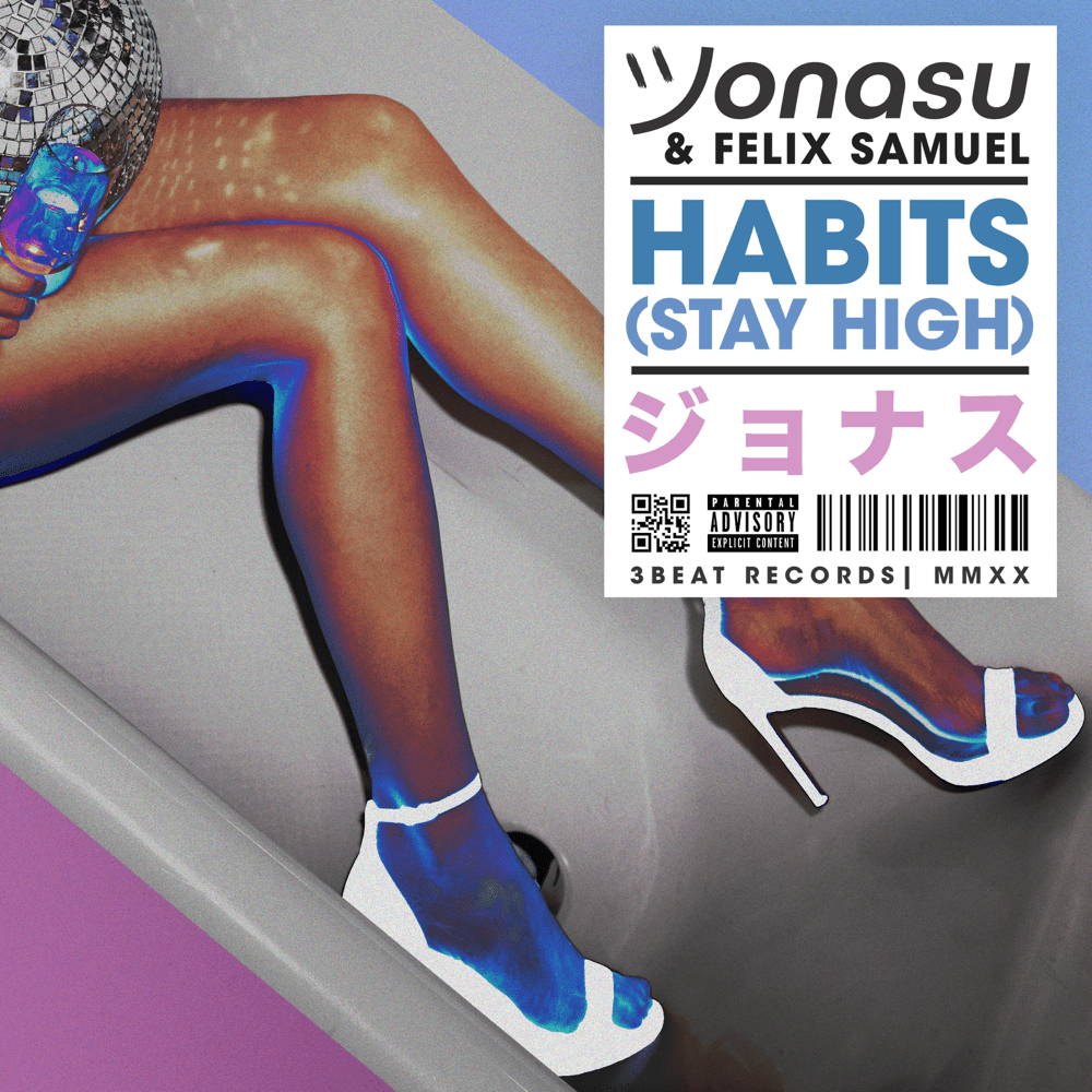 Album cover art for "Habits (Stay High)" by Jonasu