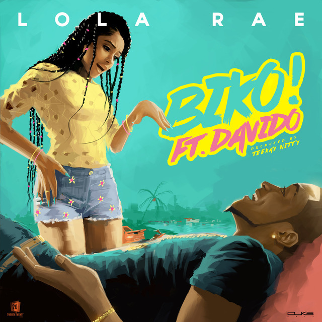 Album cover art for "Biko" by Lola Rae & Davido