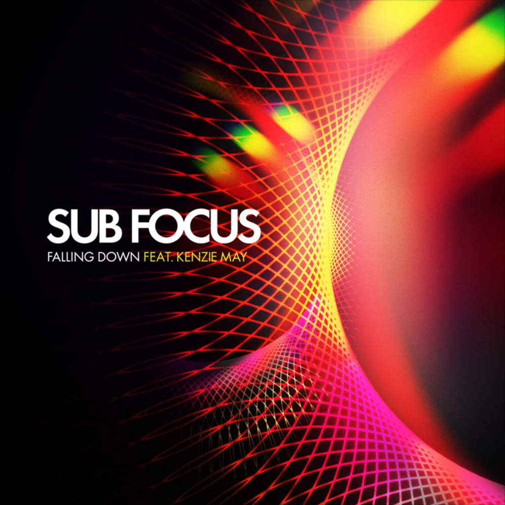 Album cover art for "Falling Down" by Sub Focus & Kenzie May