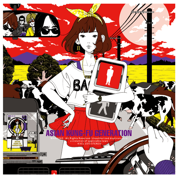 Album cover art for "ローリングストーン (Rolling Stone)" by ASIAN KUNG-FU GENERATION