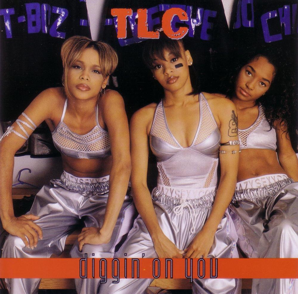 Album cover art for "Diggin’ On You (L.A.’s Live Remix)" by TLC