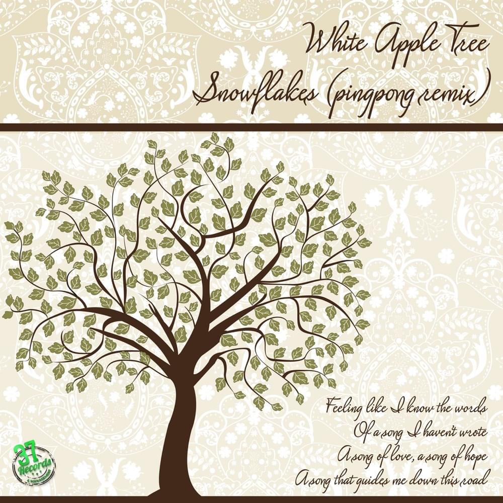 Album cover art for "Snowflakes (Pingpong Remix)" by White Apple Tree
