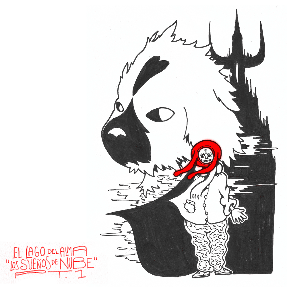 Album cover art for "El Lago Del Alma" by Rojuu